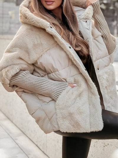 Rowy™ | Luxury winter jacket with fur details