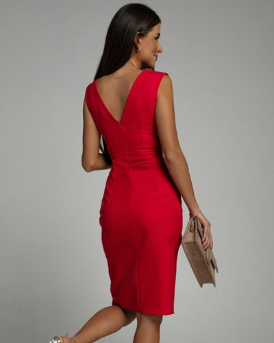Rowy™ | Elegance V Midi Dress