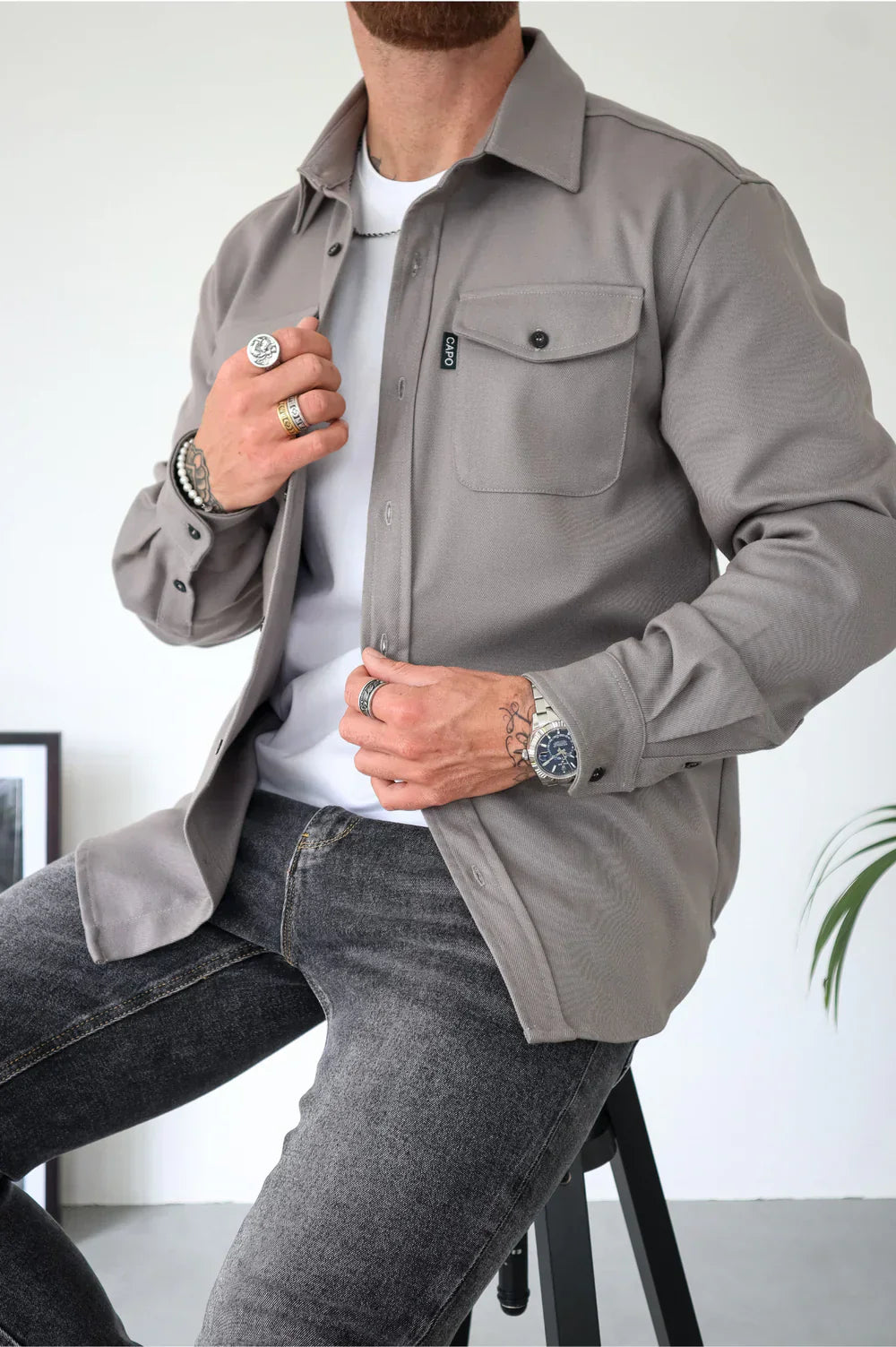 Modern stylish men's shirt