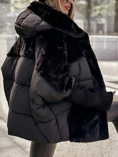 Rowy™ | Luxury winter jacket with fur details