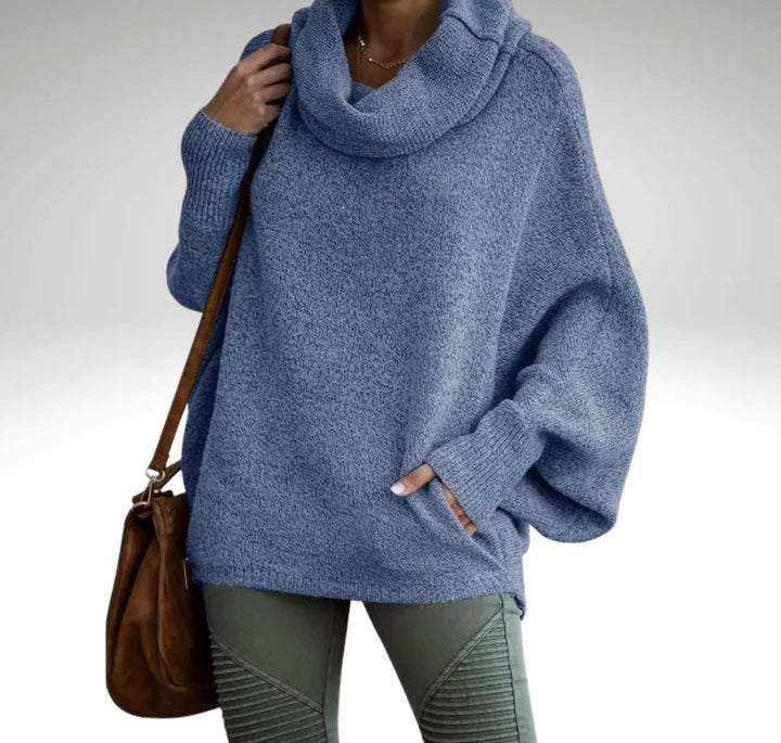 Oversize turtleneck sweater