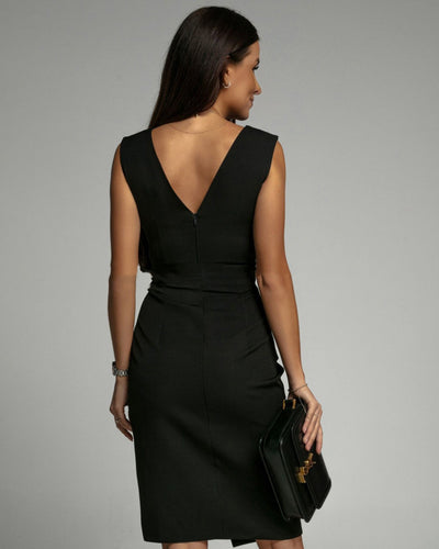 Rowy™ | Elegance V Midi Dress
