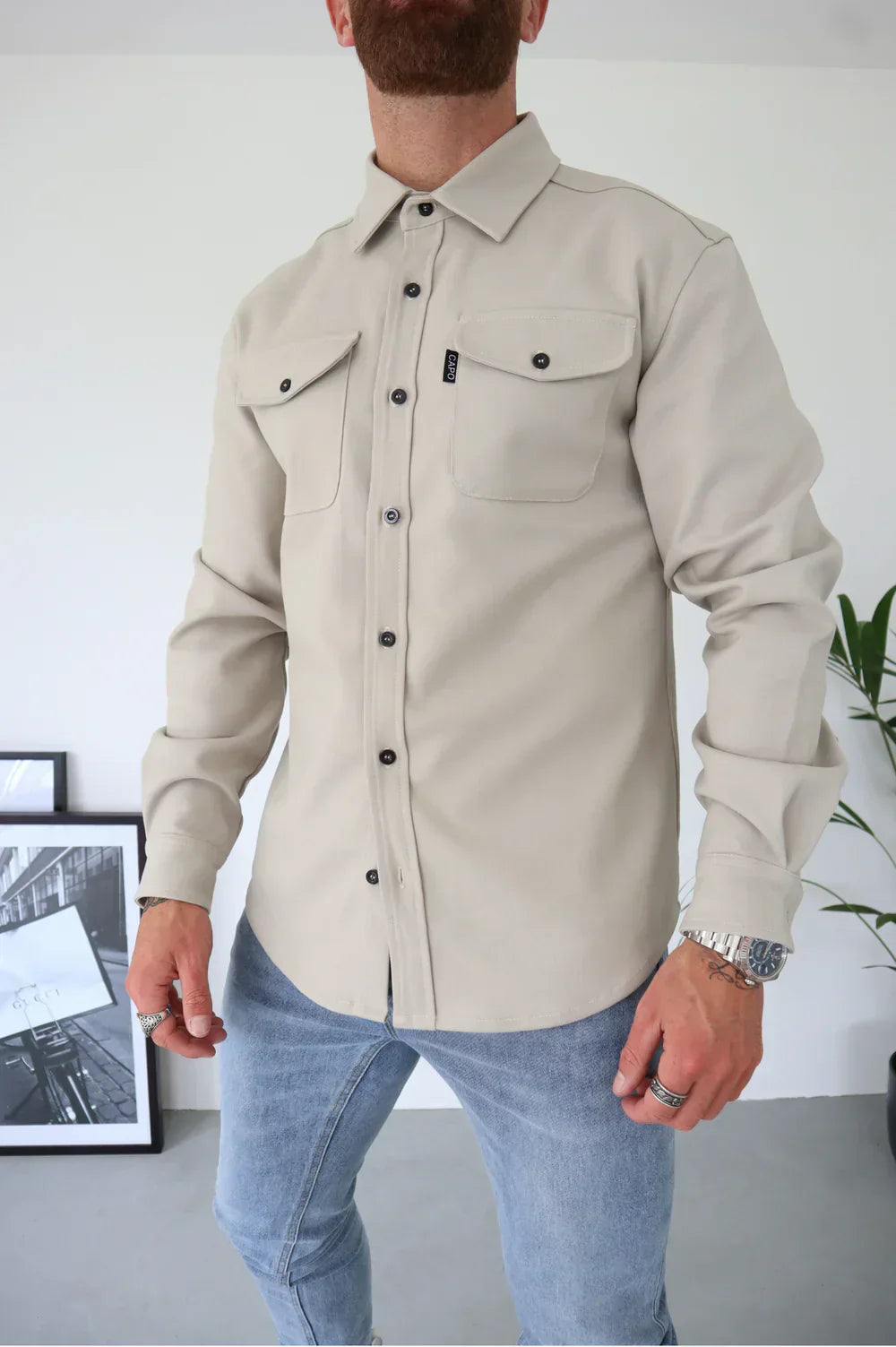 Modern stylish men's shirt