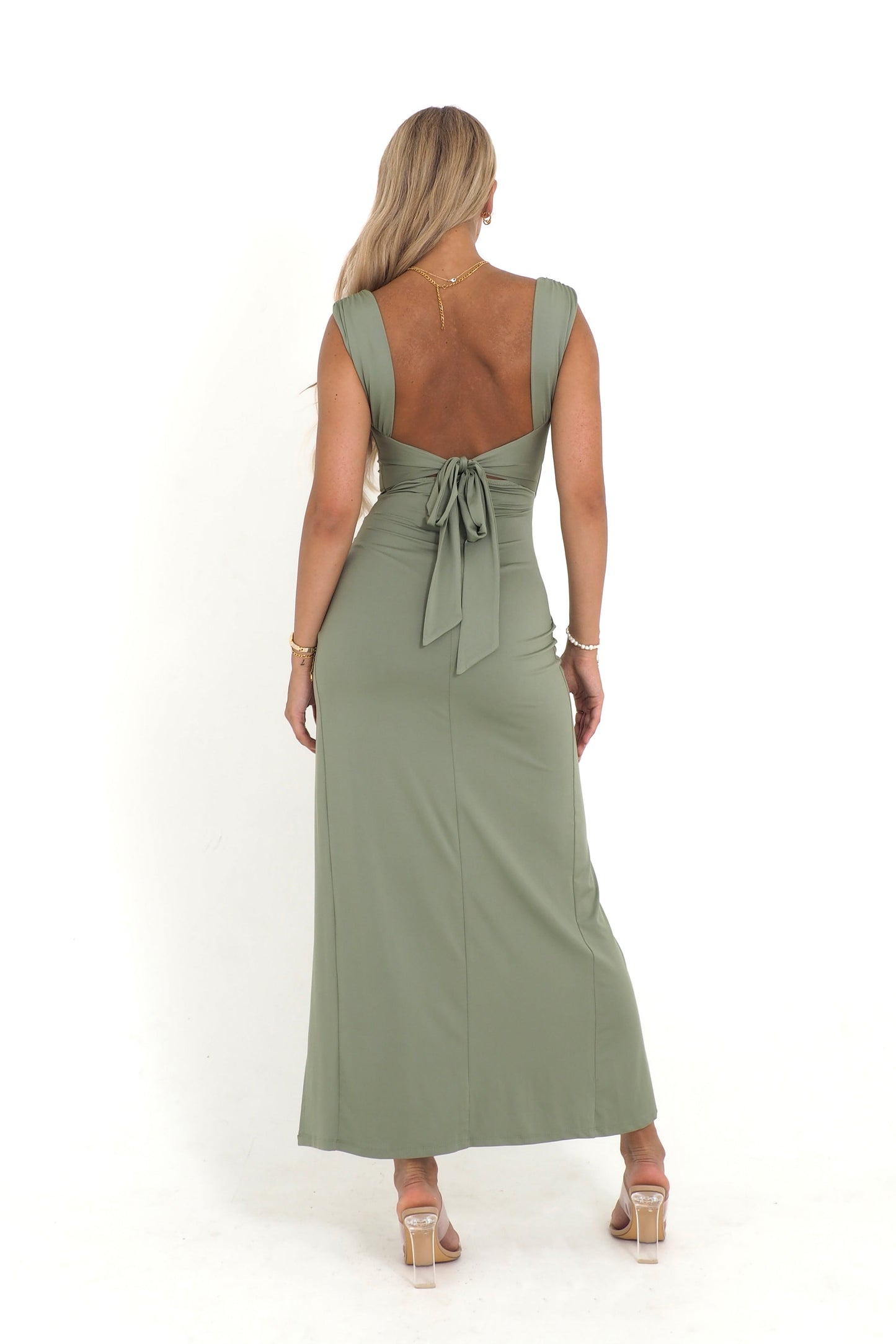 Elegance Flow Midi Dress