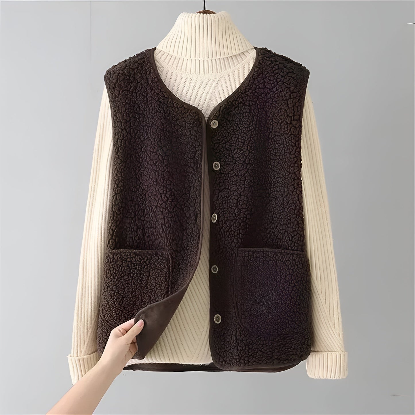 Warm Touch teddy vest