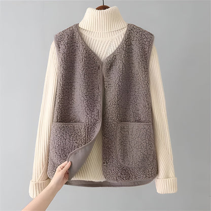 Warm Touch teddy vest