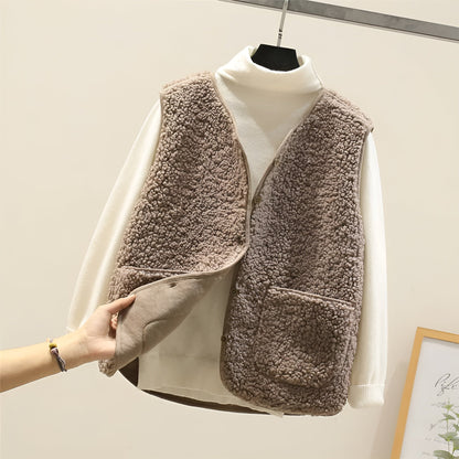 Warm Touch teddy vest