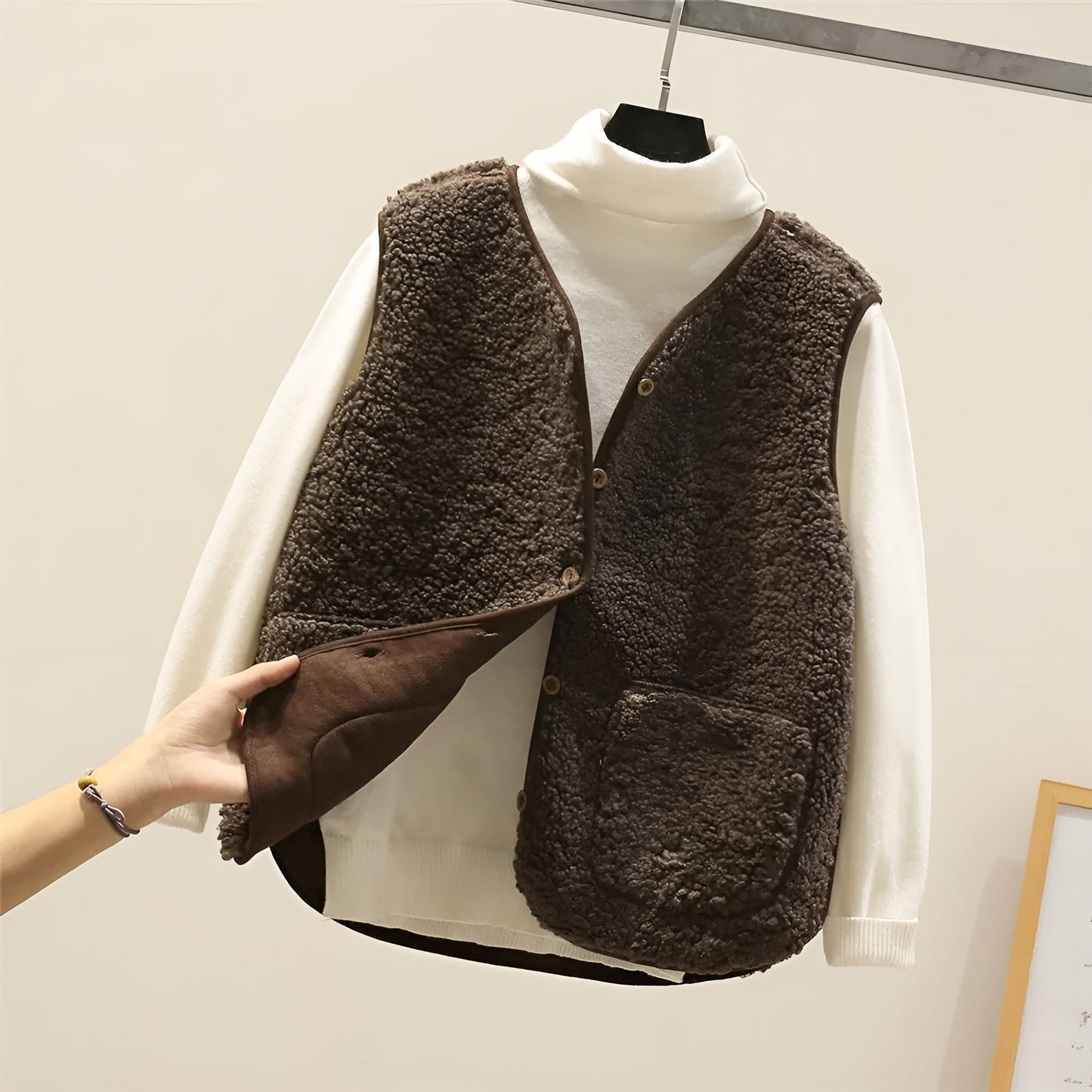 Warm Touch teddy vest