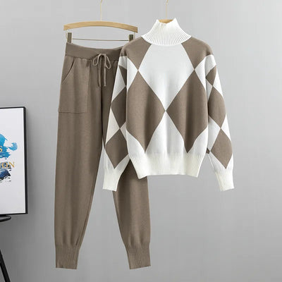 Rowy™ | Soft knit set - pants & sweater