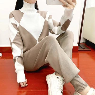 Rowy™ | Soft knit set - pants & sweater