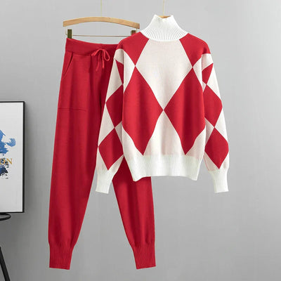 Rowy™ | Soft knit set - pants & sweater