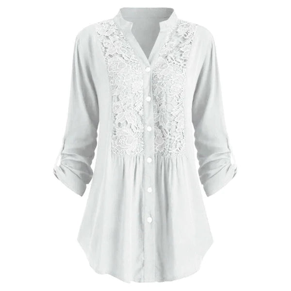 Rowy™ | Elegancia Long Blouse