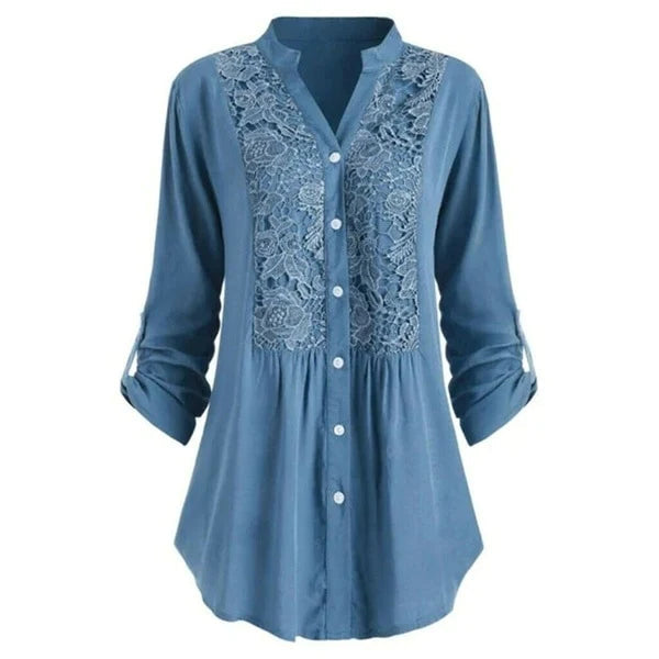 Rowy™ | Elegancia Long Blouse