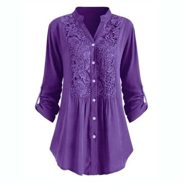 Rowy™ | Elegancia Long Blouse