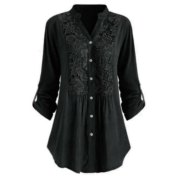 Rowy™ | Elegancia Long Blouse