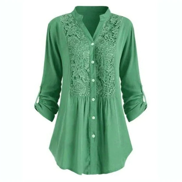 Rowy™ | Elegancia Long Blouse