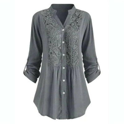 Rowy™ | Elegancia Long Blouse