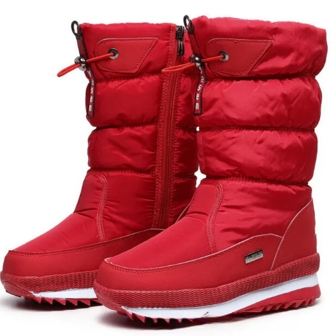 Waterproof winter boots with non-slip sole