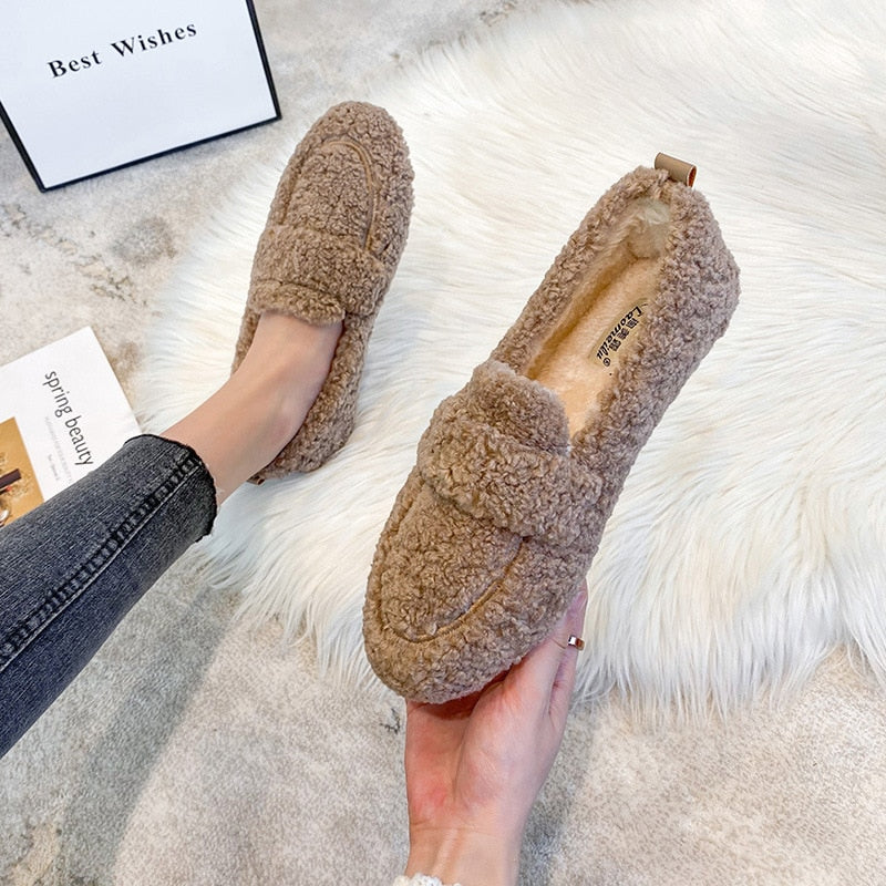 Comfortable teddy shoes