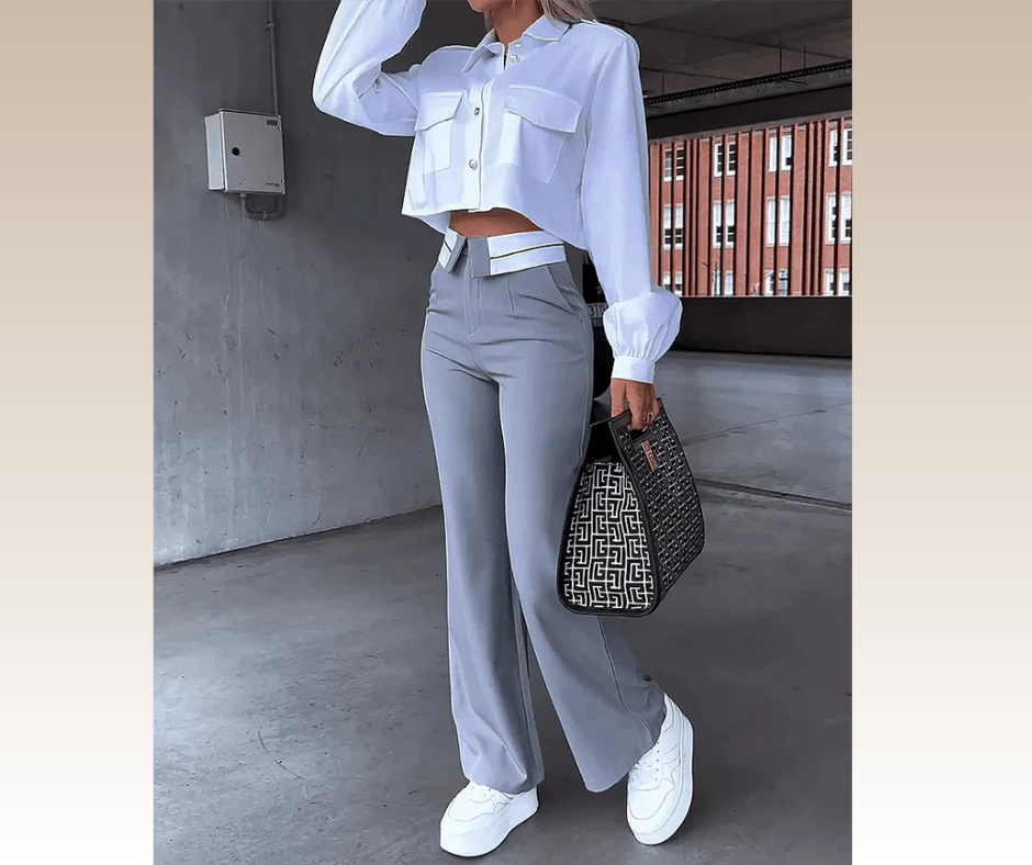 2-piece set Consisting of a blouse & trousers