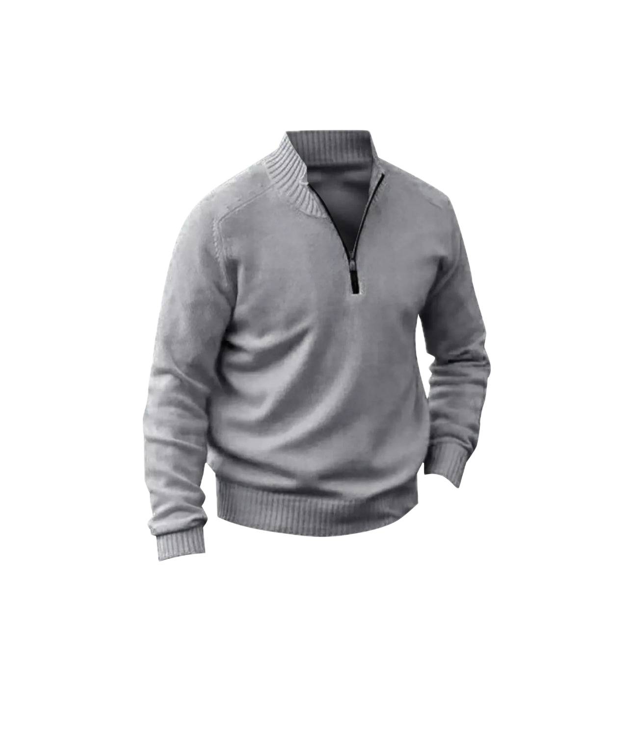 Luxury Cashmere Men’s Zip Sweater