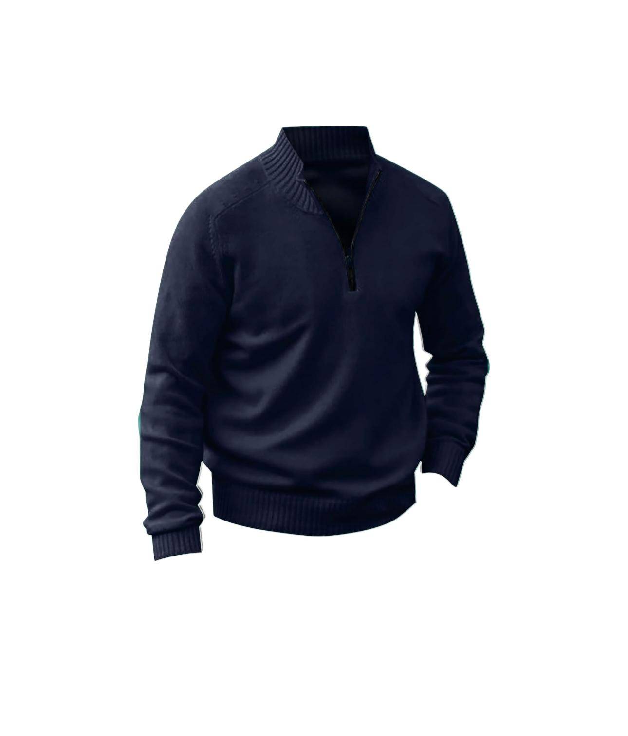 Luxury Cashmere Men’s Zip Sweater