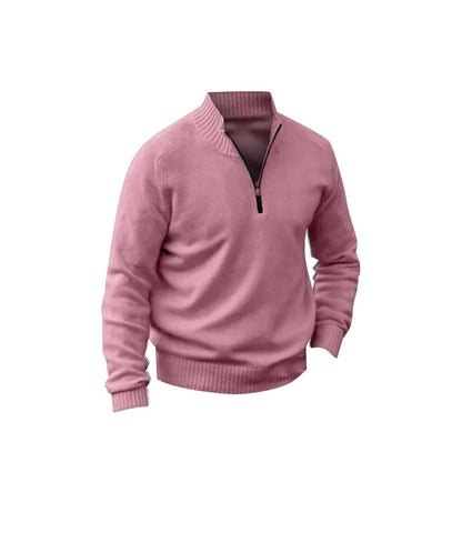 Luxury Cashmere Men’s Zip Sweater