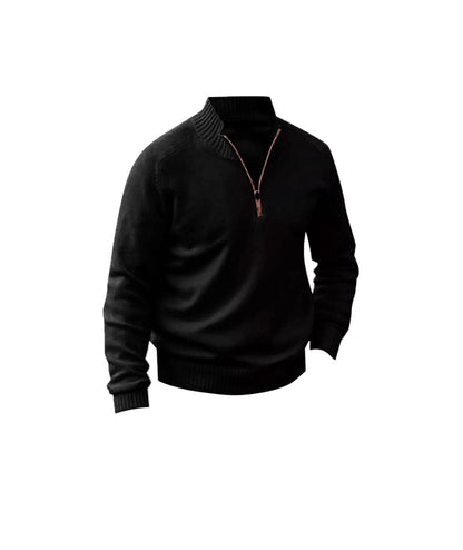 Luxury Cashmere Men’s Zip Sweater