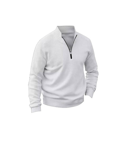 Luxury Cashmere Men’s Zip Sweater