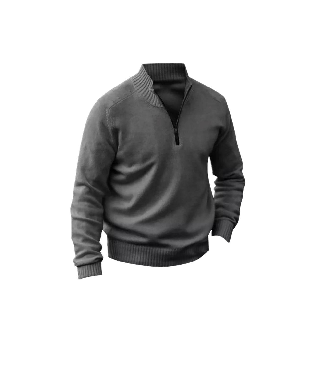 Luxury Cashmere Men’s Zip Sweater