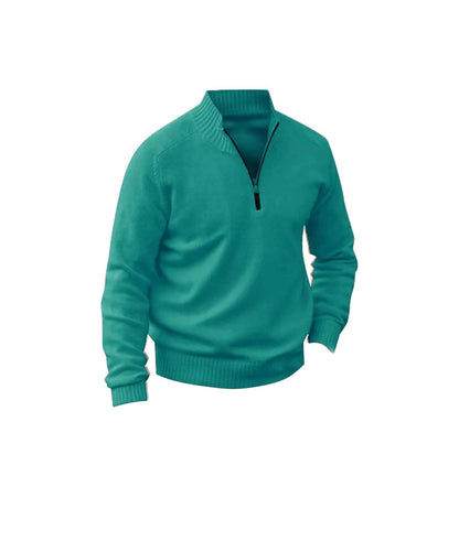 Luxury Cashmere Men’s Zip Sweater