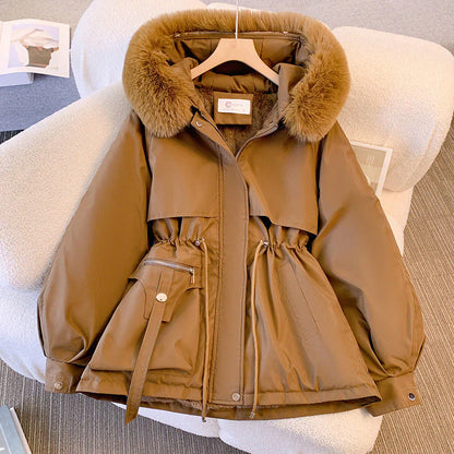 Winter jacket with faux fur