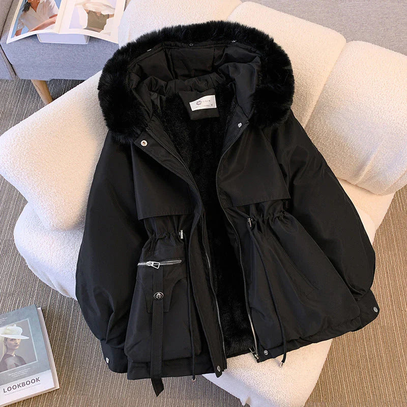 Winter jacket with faux fur