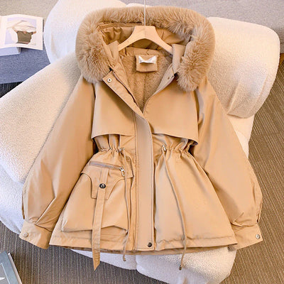 Rowy™ | Winter jacket with faux fur