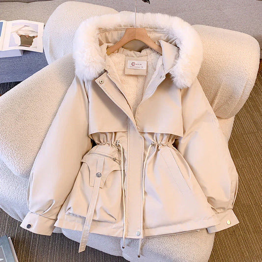 Winter jacket with faux fur