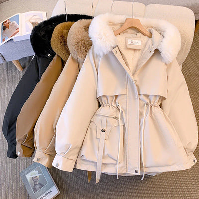 Rowy™ | Winter jacket with faux fur