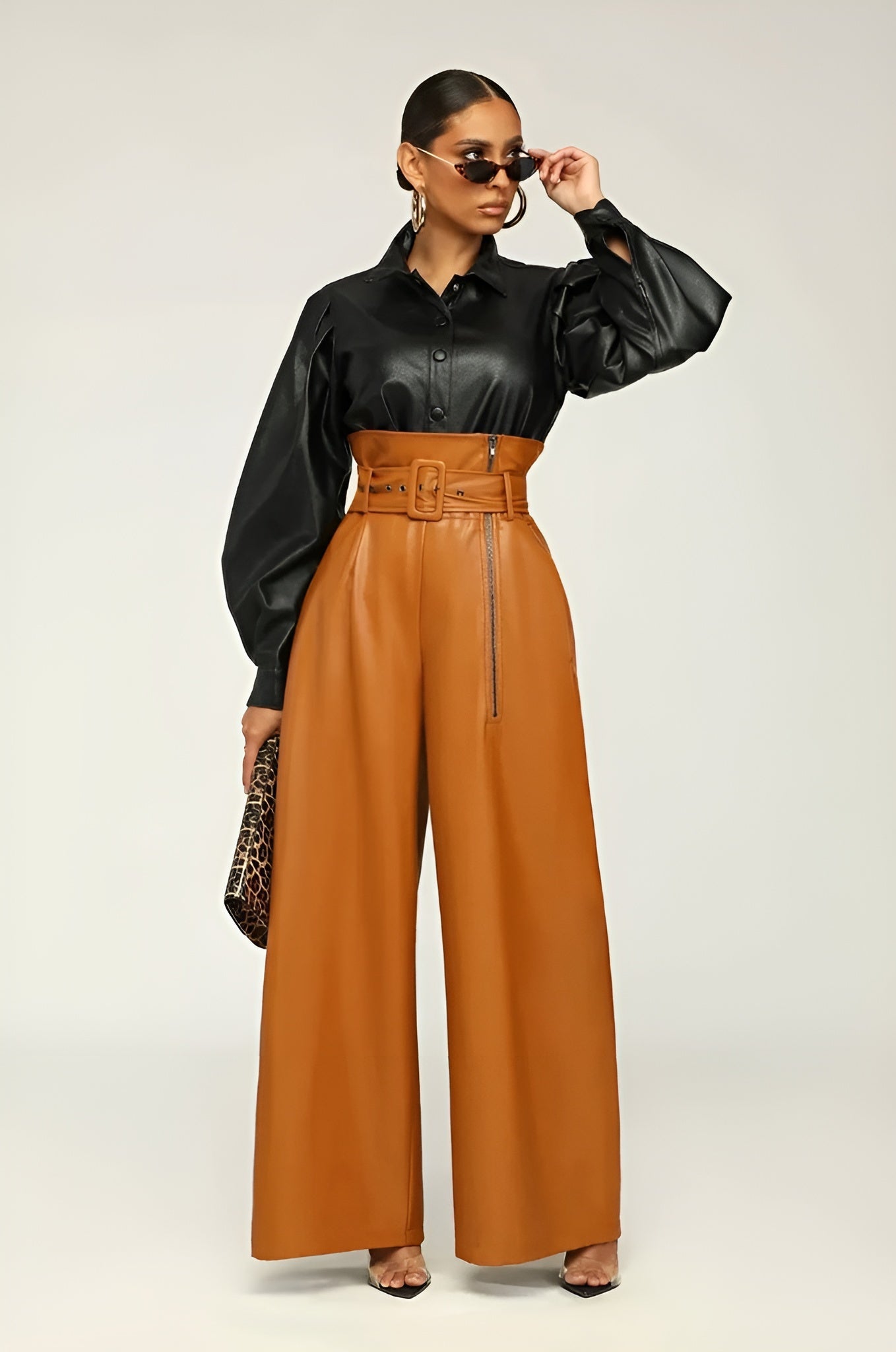 Vegan Leather Pants