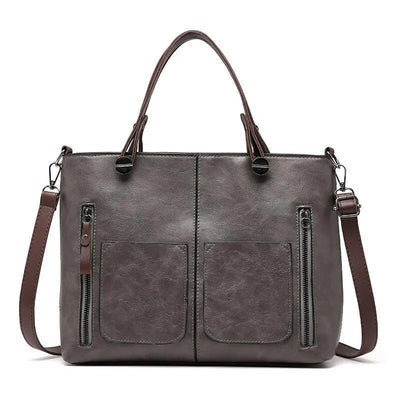 Rowy™ | Elegant leather hand & shoulder bag