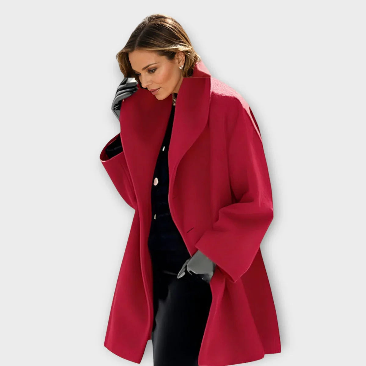 Wool winter jacket for women