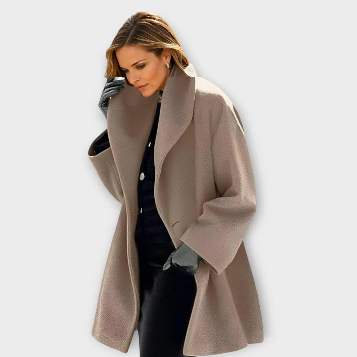 Wool winter jacket for women