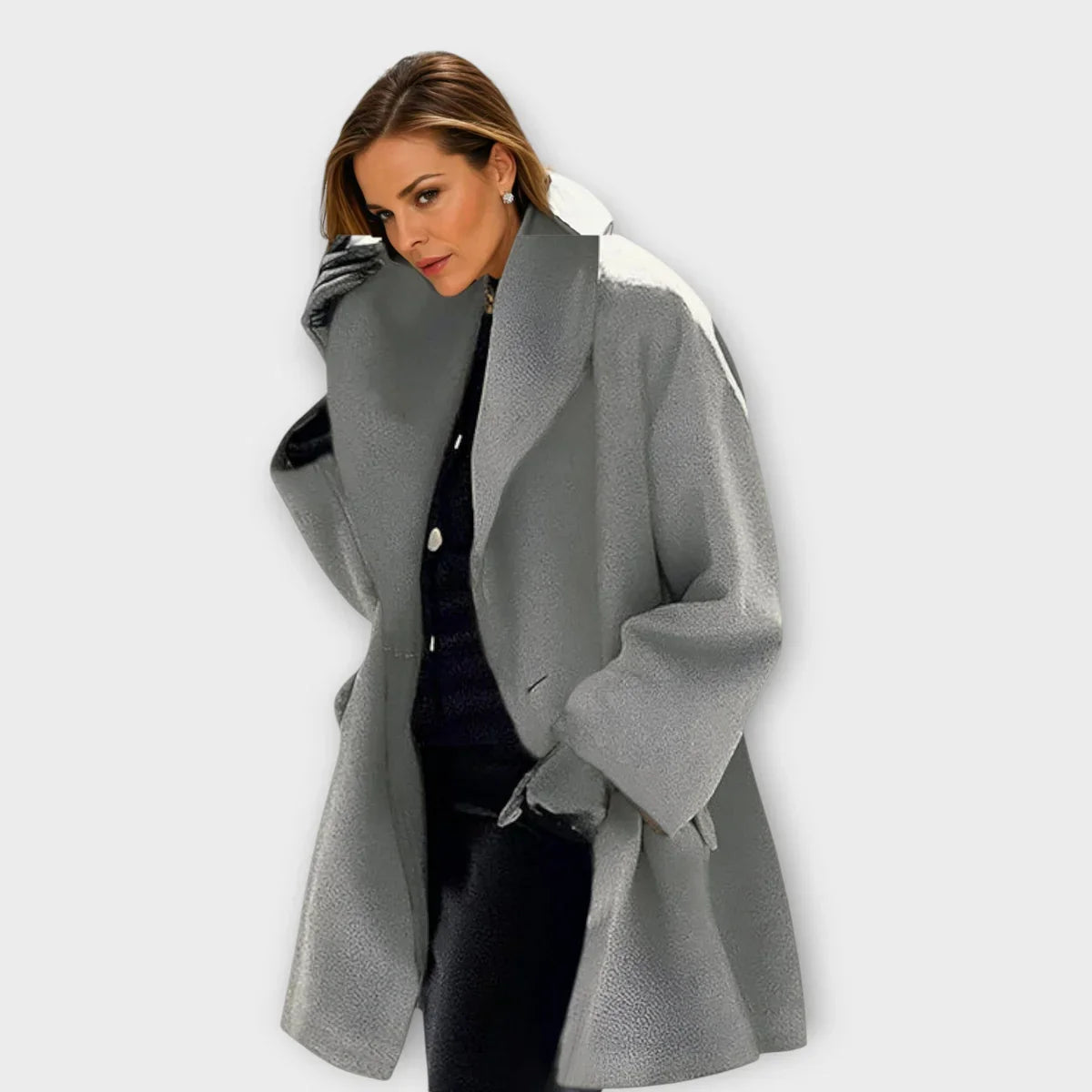 Wool winter jacket for women