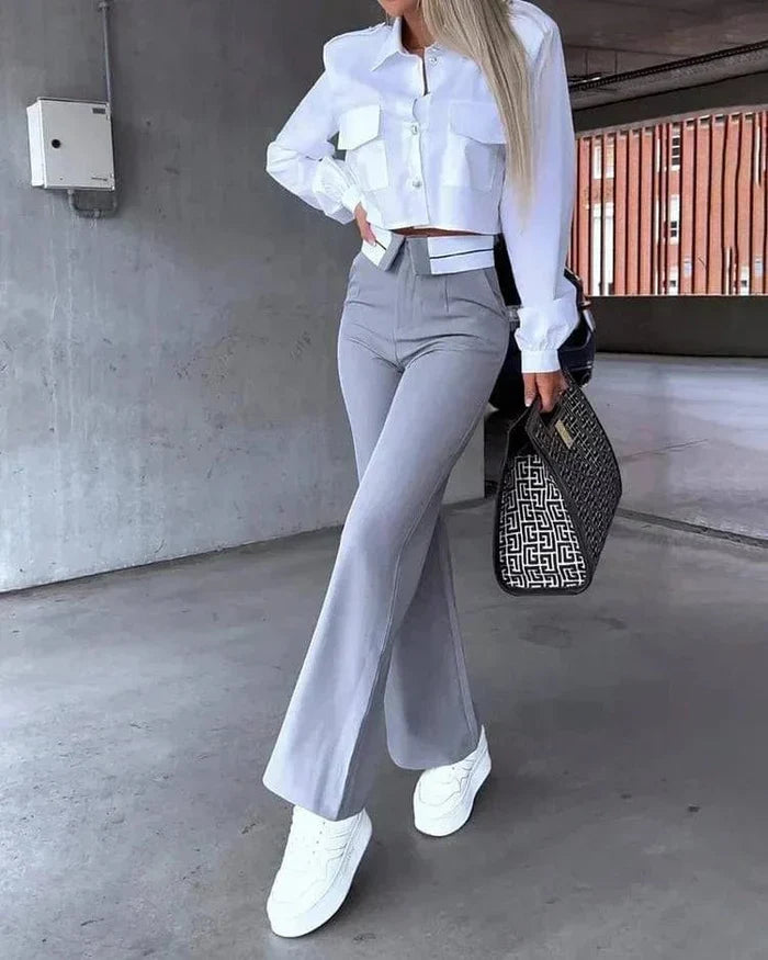 2-piece set Consisting of a blouse & trousers